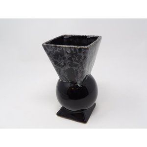 Vintage Brush McCoy USA 704 Pottery Vase 7 1/4" H x 3 3/4" W x 3 3/4" D